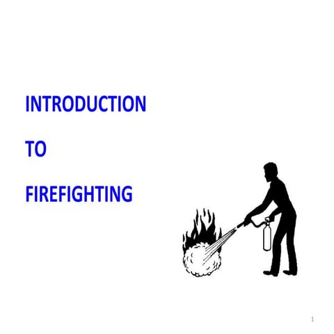 Fire fighting system in buildings | PPTX