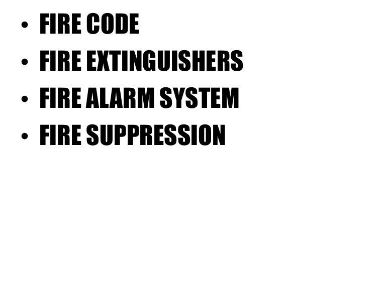 Fire code