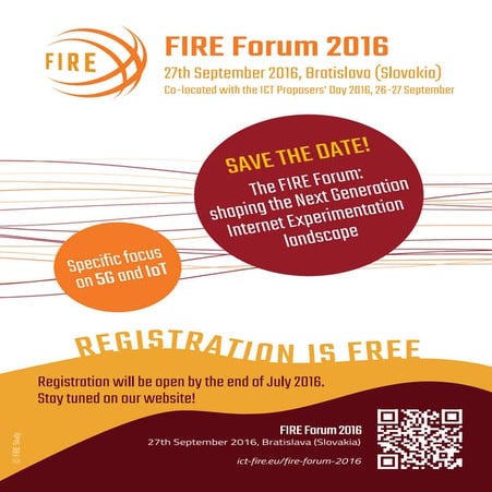Fire Forum 2016 flyer