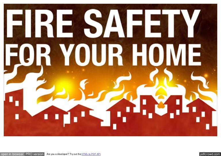 Fire safety for your home infograph