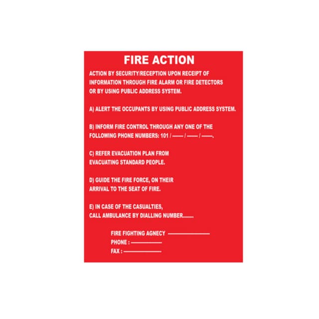 Fire action | PDF
