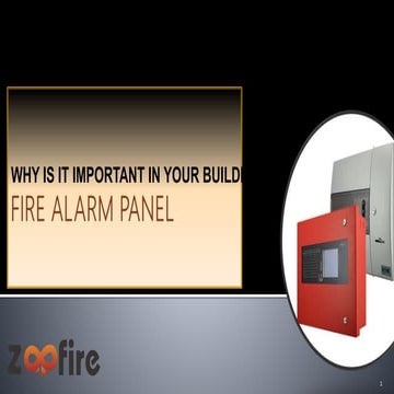 Functioning of a Fire alarm panel