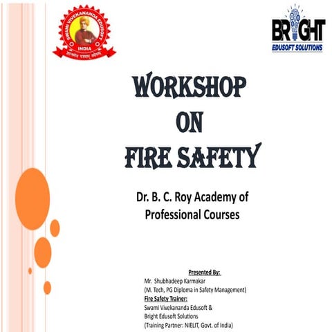 FIRE AND SAFETY- BY- Sri. SD. Karmakar.pptx