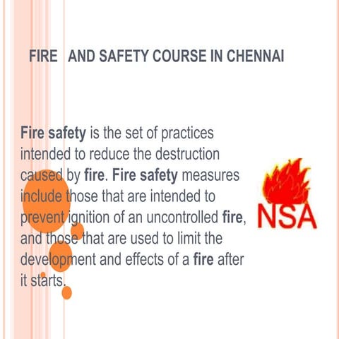 fire and safety course in Kochi to build fire and safety professional ...