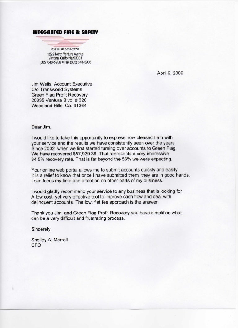 Fire and safety letter001