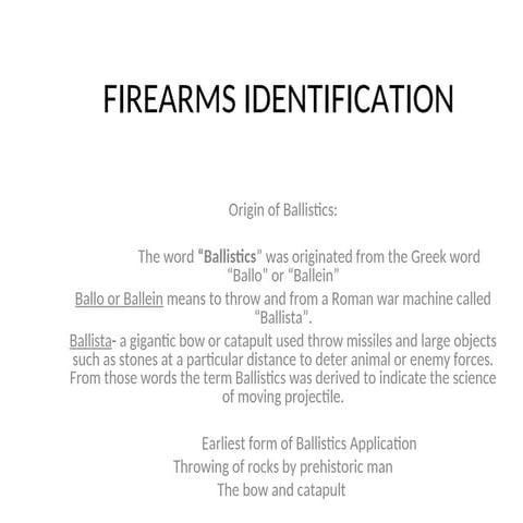 CRIM BOARD EXAM FIREARMS IDENTIFICATION.ppt