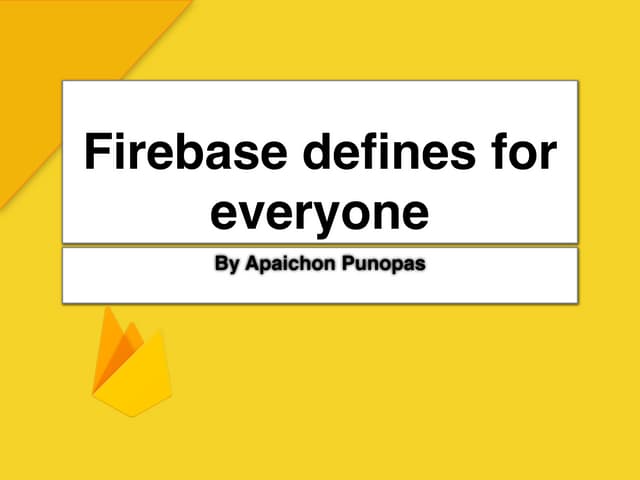 Firebase slide