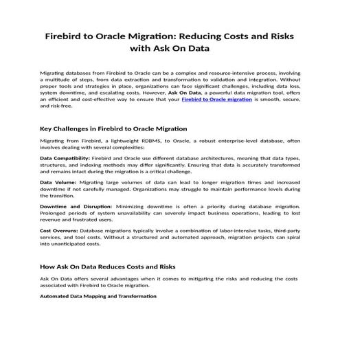 Firebird to Oracle Migration Reducing Costs and Risks with Ask On Data.pptx