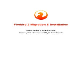 Firebird v2.1.4.installation guide