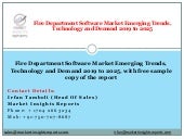 Fire department software emerging trends, technology and demand 2019 to 2025