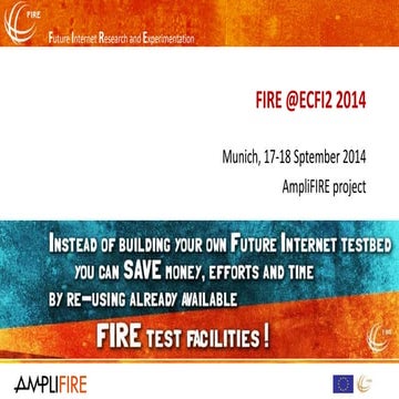 FIRE slideshow @ECFI-2