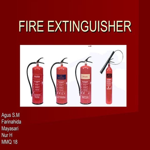 Fire extinguisher
