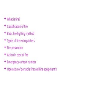 Fire extinguishers basics and important details