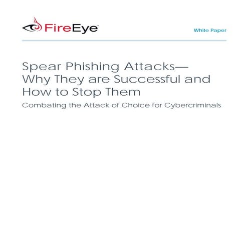 Fire eye spearphishing