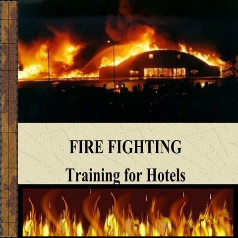 Firefighting training