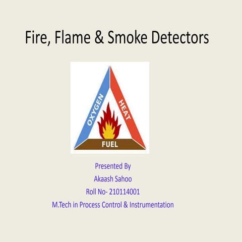 Fire, flame & smoke detectors