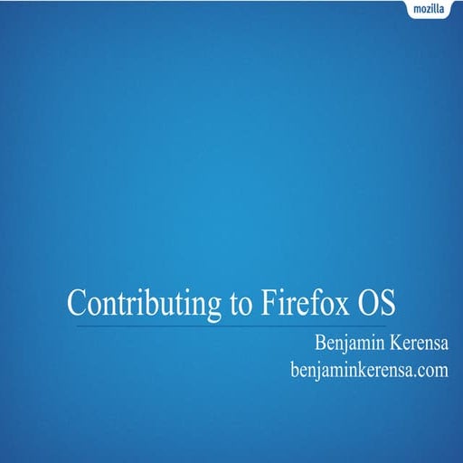 Firefox os-rutgers-short-overview