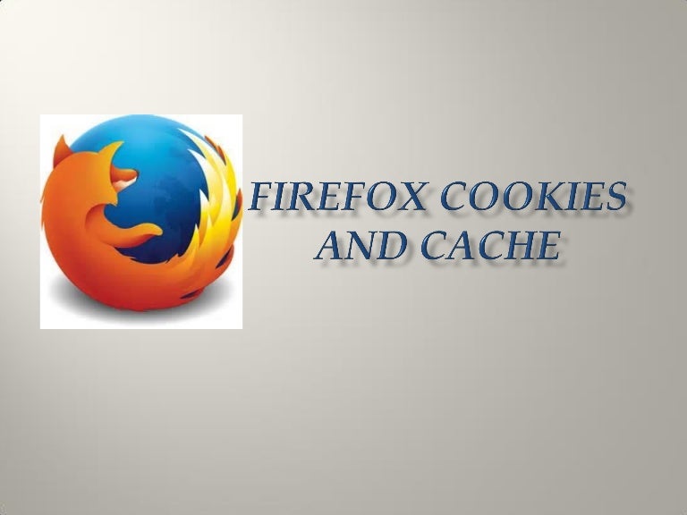 Firefox Cookies and Cache Instructions
