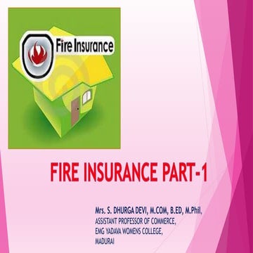 Fire insurance part1