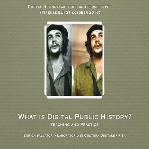 What is Digital Public History? Teaching and Practice  