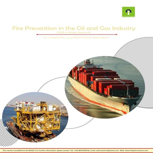 Fire Prevention in the Oil & Gas Industry, Benin