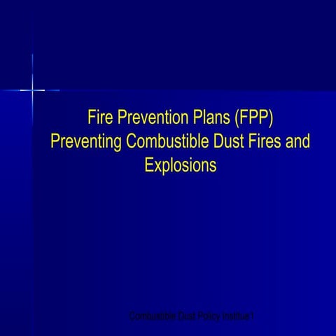 Dust Explosion Classifications | PPT