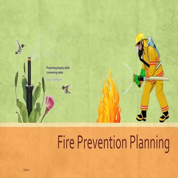 Fire prevention planning