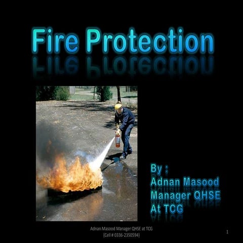 Fire protection