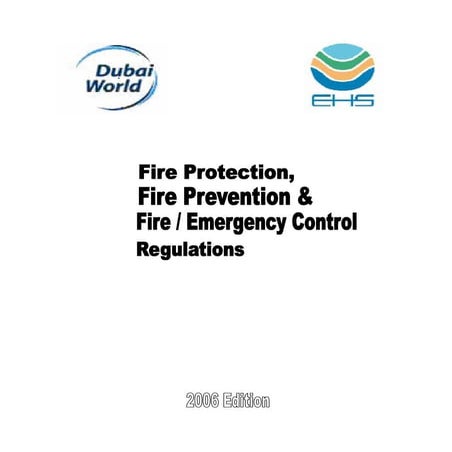 Fireprotectionfirepreventionandfirecontrolregulations