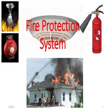Fire protection system ppt.