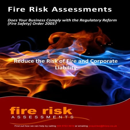 Fire Risk Assessment | Fire Prevention | Fire Safety | Fire Safety ...