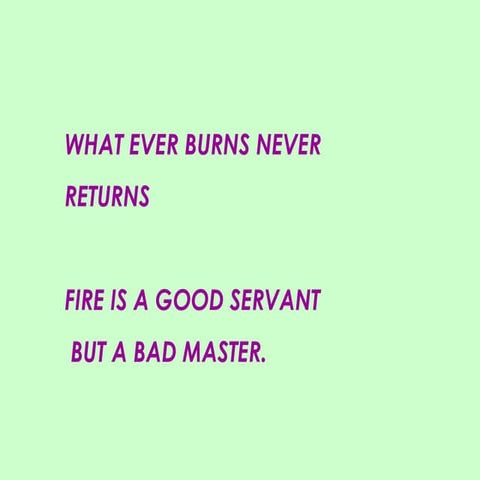 Fire safety an introduction