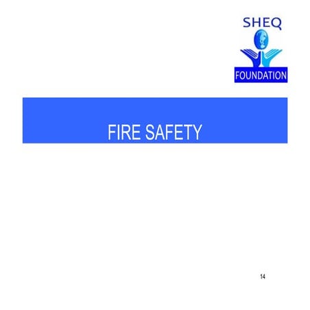 SHEQ FOUNDATION Fire safety