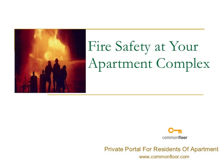 Fire Safety at Your Apartment Complex
