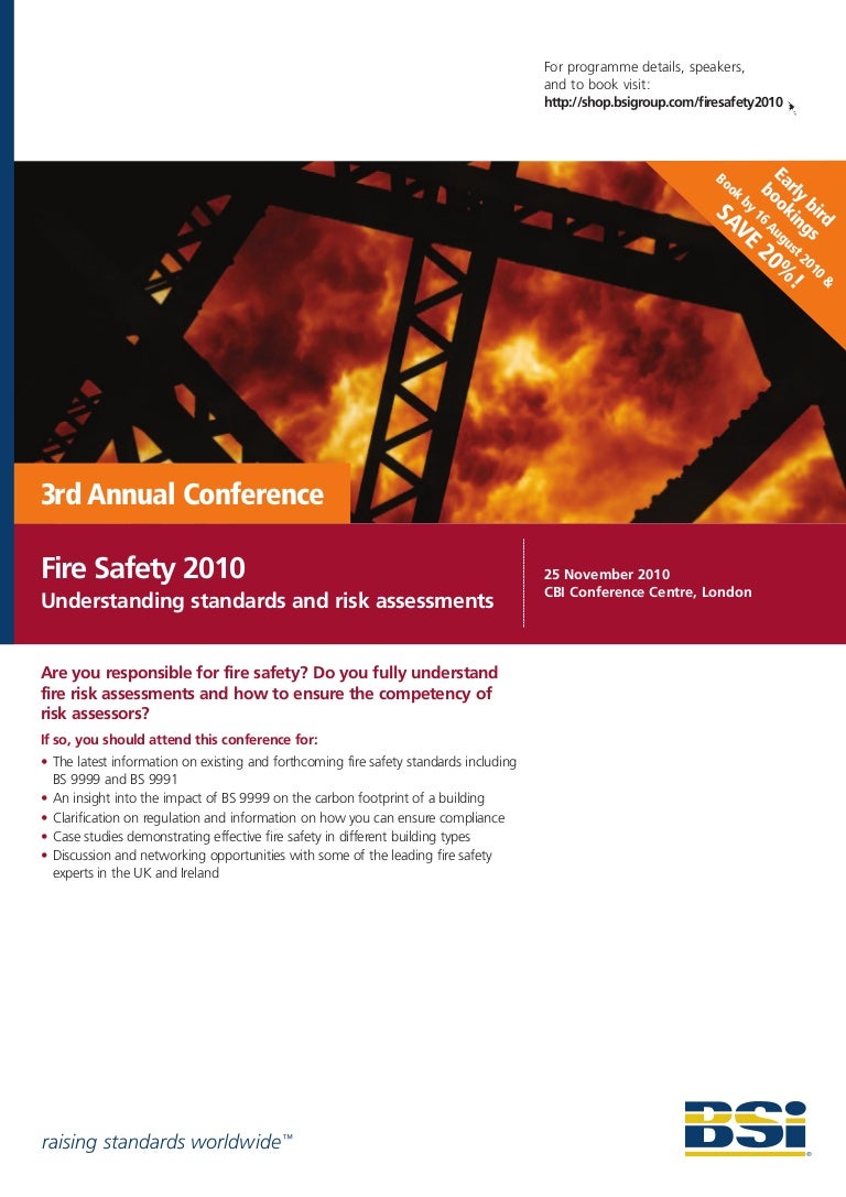 Fire safety brochure