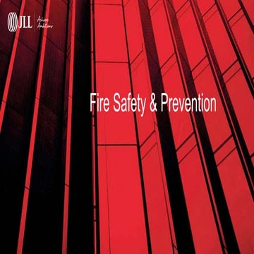 Workplace Fire Safety/Fire Prevention/Fire Risk | PPTX