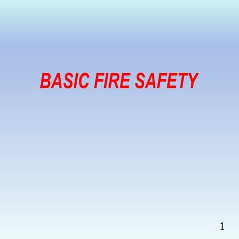 Fire & safety training