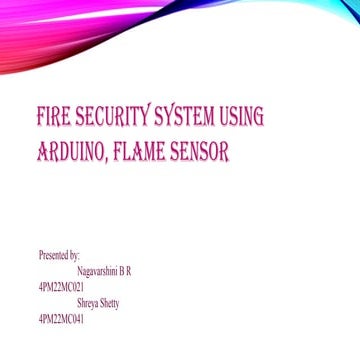 Iot based forest Fire detected system using audino | PPTX