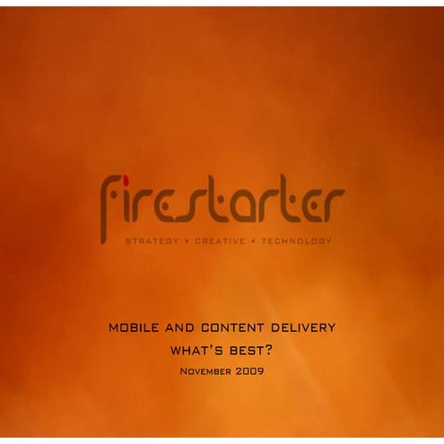 Firestarter Mobile Application Preso