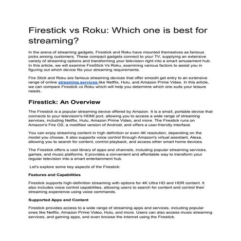 Firestick vs Roku_ Which one is best for streaming