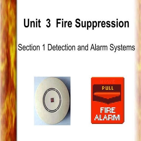 Fire suppression