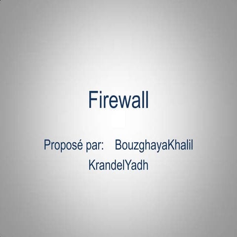 Firewall
