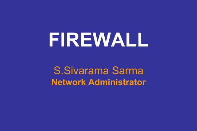 Firewall
