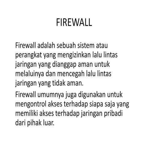 Firewall