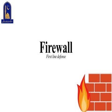 Firewall By Saood N Mubeen for network security.pptx