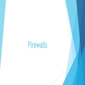 Fire walls