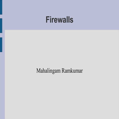 firewalls on crypto graphy and network security