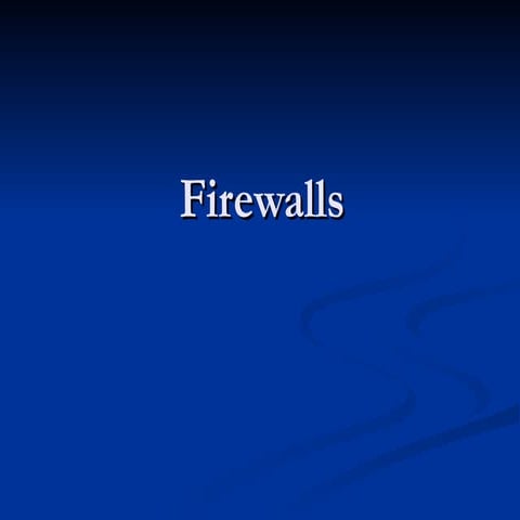 introduciton to firewalls and its types.ppt