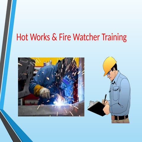 fire watch training Certificate ........ | PPTX