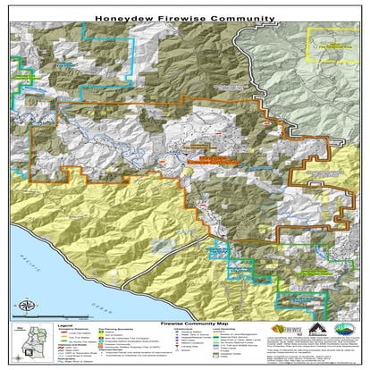 Firewise Map Honeydew